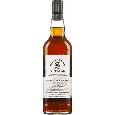 Signatory 100 Proof Glenrothes 2015 9y 57,1% 0,7 l (čistá fľaša)