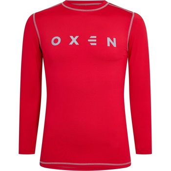 OXEN Фланелка с дълъг ръкав OXEN Men's Long Sleeve Baselayer Top - Red