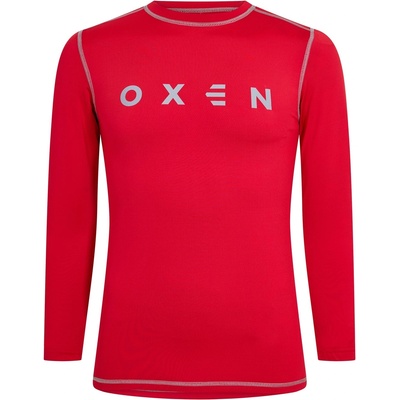 OXEN Фланелка с дълъг ръкав OXEN Men's Long Sleeve Baselayer Top - Red