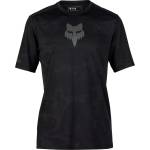 FOX Racing Мъжка фланелка с къс ръкав за колоездене Fox racing Ranger Tru Dri S/S Jersey Cycling jersey - Black - размер XXL (056-3244-0215)