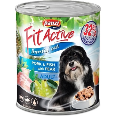 FitActive Pork & Fish консервирана храна за кучета 800 gr