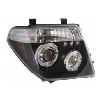 EAGLE EYES Кристални фарове за Nissan Navara / Pathfinder (2005-2009) - черни