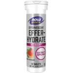 NOW Foods Effer-Hydrate / Effervescent Recovery [10 разтворими таблетки] Ягода и Портокал