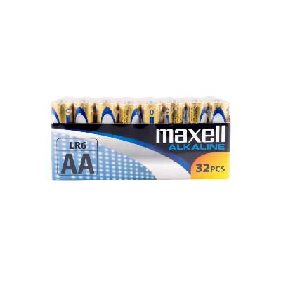 Алкални батерии MAXELL LR6 1, 5V AA 32 бр. pack (ML-BA-LR6-32PK)