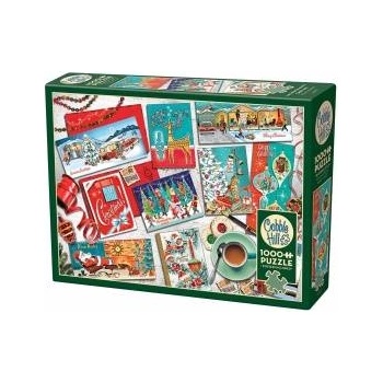 Cobble Hill Puzzle 1000 Christmas Cards G3
