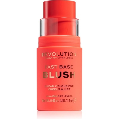 Revolution Fast Base tónovací balzam na pery a líca Bloom 14 g