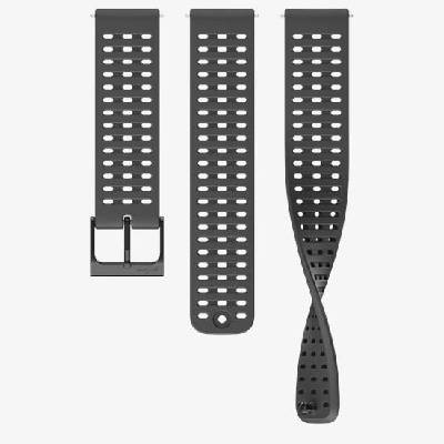 Suunto Řemínek Athletic 2 Silicone All Black pro Suunto 9 Peak a kompatibilní S+M