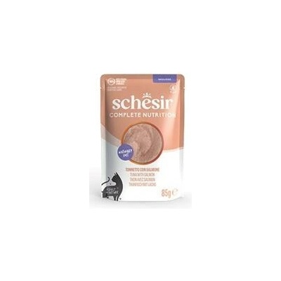 Schesir Cat kapsa Compl.Nutrition Tuňák+losos pěna 85 g