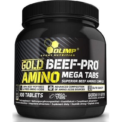 Olimp Sport Nutrition Gold Beef-Pro Amino Mega Tabs, 300 Tablets
