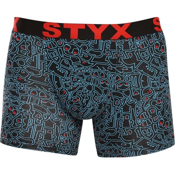 Styx Мъжки боксерки Styx с дълги артистични спортни гумени рисунки (U1256/2) Styx | Lilav | МЪЖЕ | M