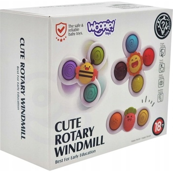 WOOPIE Spiner Vzdělávací senzorická hračka 3v1