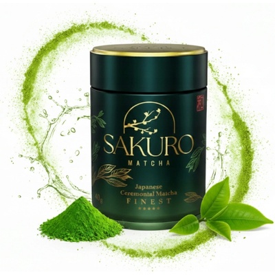 Sakuro Matcha Finest Práškový zelený čaj 40 g