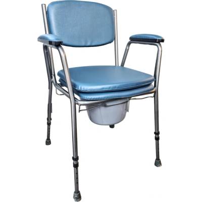 Rehafund Rf-840 LOUIS toaletné kreslo výškovo nastaviteľné modré