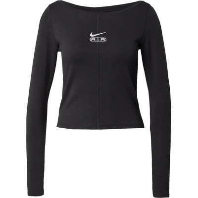Nike Sportswear Тениска 'Air' черно, размер XS