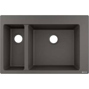 Hansgrohe - Вградена гранитна мивка S510-F635, каменно сиво 43315290 (43315290) Мивка за вграждане