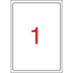 APLI Етикет, универсален, 199, 6x289, 1 mm, заоблени ъгли, APLI, 100 етикета в опаковка 02412 (02412)