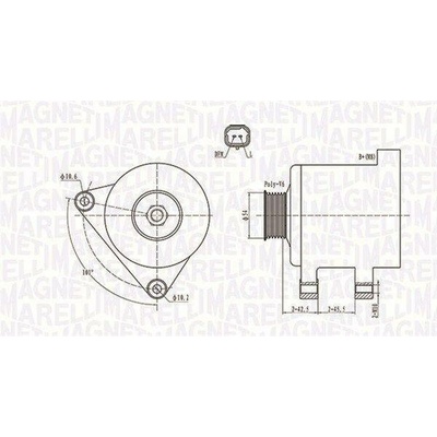 Generátor MAGNETI MARELLI 063731674010