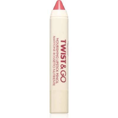 puroBIO Cosmetics Twist&Go vyživující rtěnka v tužce Pink Sand 2,9 g