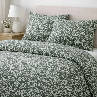 HOMLA Povlečení z mikrovlákna Green 140x200