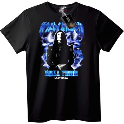 NOONEBRAND Тениска на Lady Gaga Mayhem Ball Tour - 3XL, Black