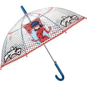  Детски автоматичен чадър Perletti Kids Miraculous Ladybug 75268, Прозрачен