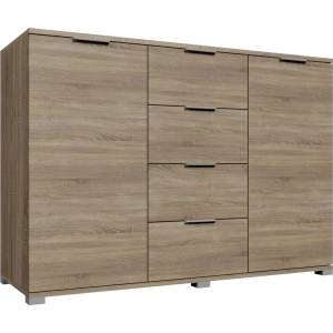 BWS Комод HOPE 120x78x35 дъб сонома (WS0015)