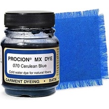 Jacquard Procion MX barva na bavlnu odstín 070 cerulean blankytně modrá