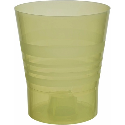 Plastkon Dekorativní Orchid 13 cm transparentní žlutá