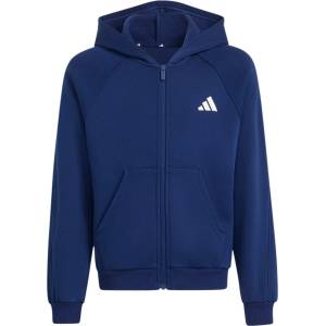 Adidas Детско яке за тренировка adidas Kid's Seasonals Collegiate Typography Full Zip Training jacket - Dark Blue / White - размер 128 (EU) (704-6495-0312)