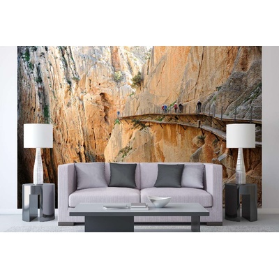 DIMEX ART Самозалепваща се флизелинова фототапета приключенски туризъм 375 x 250 см