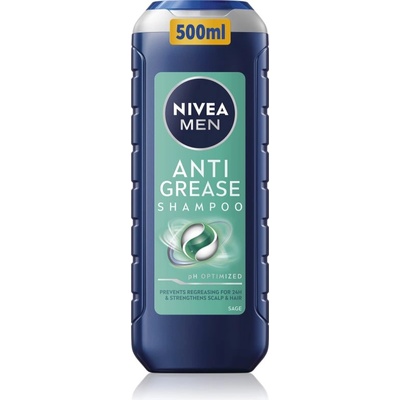 Nivea MEN Anti Grease шампоан за мазен скалп 500ml