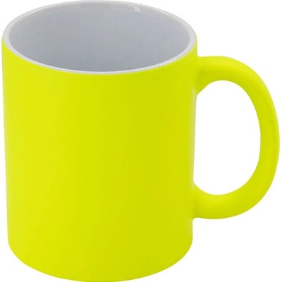 Žltý fluorescenčný hrnček 11 Oz