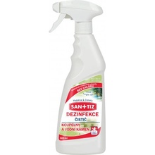 Sanitiz Čistící prostředek na koupelny a vodní kámen / dezinfekce 500 ml - parfém Jungle rain