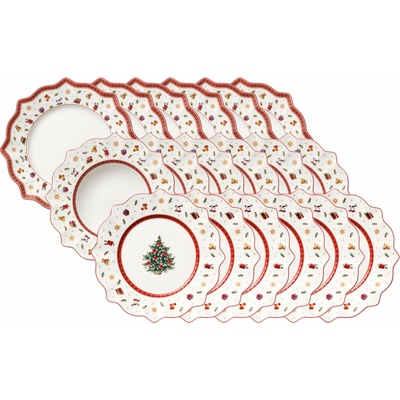 Villeroy & Boch Toy's Delight Obedový set tanierov biely bez polievkovej misy 18 ks