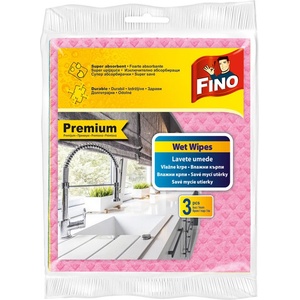 Fino влажни кърпи, Premium, 3 броя