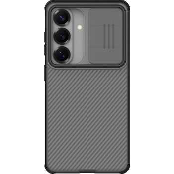 Samsung NILLKIN Camshield Pro Калъф за Samsung Galaxy A37 5G - PC+TPU, Плъзгащо капаче, Прозрачно-черен
