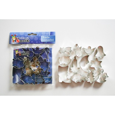 Vykrajovátko na perníčky a cukroví Vánoční sada 12ks, 25-50mm – Zboží Dáma