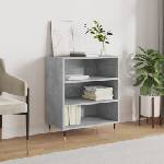 vidaXL Бюфет бетонно сив 57x35x70 см инженерно дърво (827128)