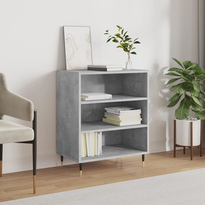 vidaXL Бюфет бетонно сив 57x35x70 см инженерно дърво (827128)