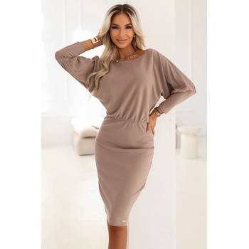 Numoco LARA Рокля с ребра и маншети - мока мус numoco | Kafyav Bezhov | ЖЕНИ | S