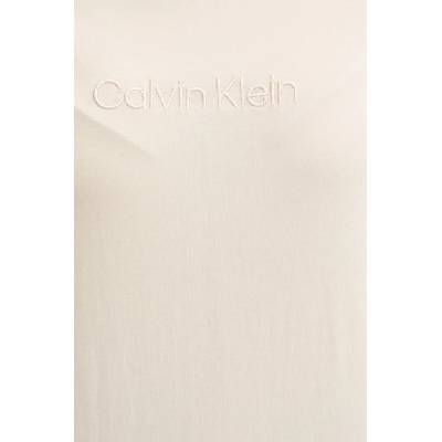 Домашна тениска от памук Calvin Klein Underwear в бежово 000QS7328E (000QS7328E)