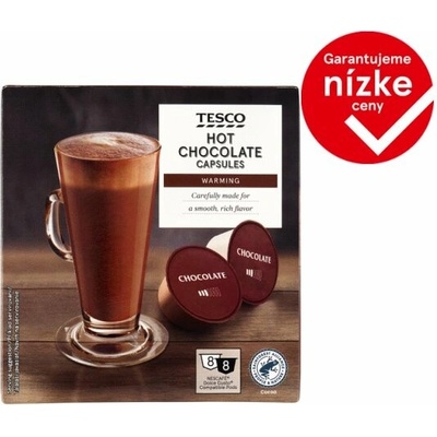 Tesco Sladená zmes na prípravu kakaového nápoja a sušené mlieko s cukrom 16 ks 256 g