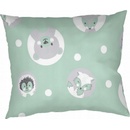 Dadka bavlna Domáci miláčikovia mint 40 x 40 cm