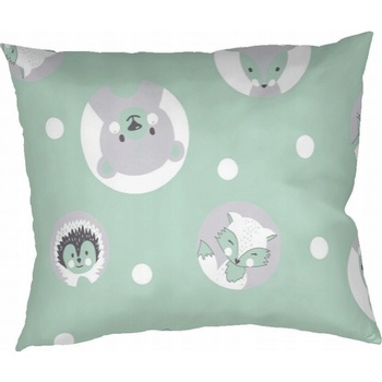 Dadka bavlna Domáci miláčikovia mint 40 x 40 cm