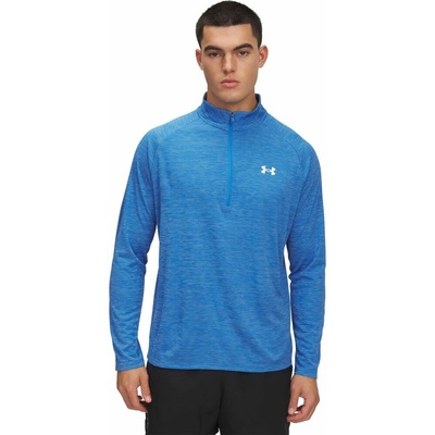 Under Armour UA Tech Textured 1/2 Zip blu/wht