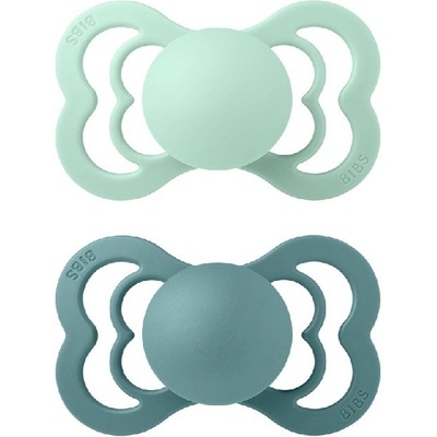 Bibs Supreme symetrické cumlíky kaučuk 2ks Nordic Mint / Island Sea