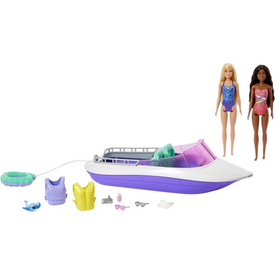 Barbie Filmový set 2 bábik a člna