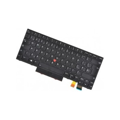 Lenovo ThinkPad T470 klávesnice na notebook CZ/SK Černá s rámečkem, Podsvícená, Trackpoint