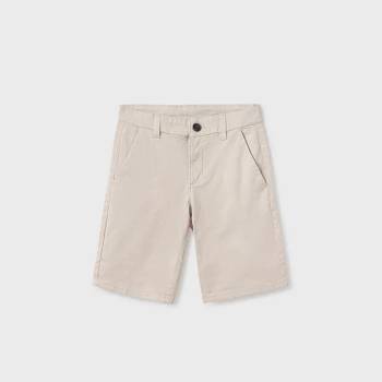 Mayoral Бермуди тип чино основен модел в бледо бежов цвят за момче Mayoral