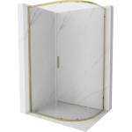 Mexen Exo-S полукръгла асиметрична плъзгаща се душ кабина 120 x 80 см, (8131-120-080-50-00)